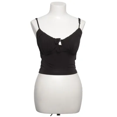 Crop top (Svart) från Bik Bok Elastan, Polyester
