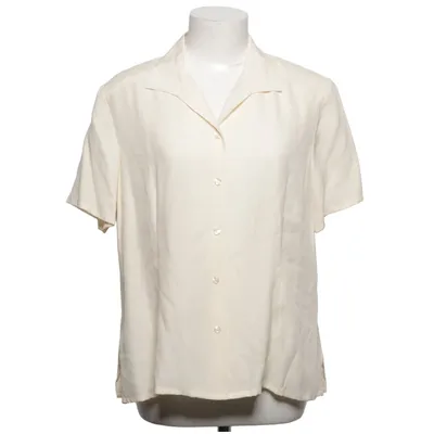 Short sleeve shirt (Beige) from Laura Scott Silk