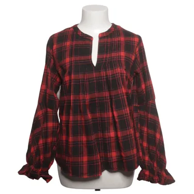 Blouse (Red, Black) from Fancyinn Cotton, Polyester