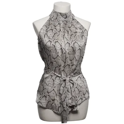 Halter neck top (Gray, Black, White) from adL Polyester