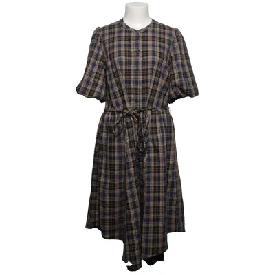 Kjole (Blå, Beige, Sort) fra PBO Elastan, Polyester, Viscose