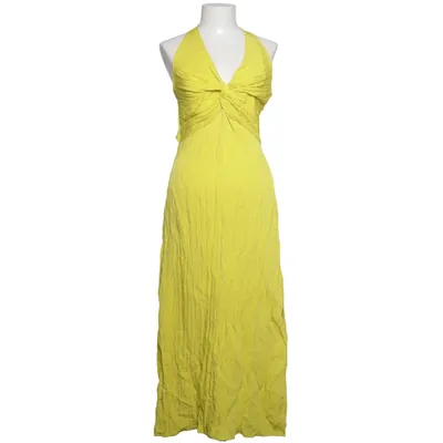 Halterneckklänning (Gul) från Zara Polyester