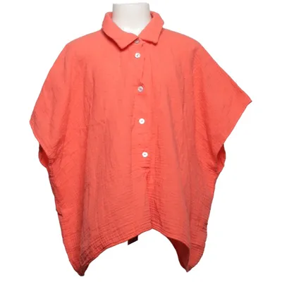 Short sleeve shirt (Red) from Zara Cotton