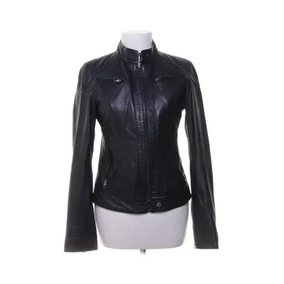 Leather jacket (Black) from Oakwood