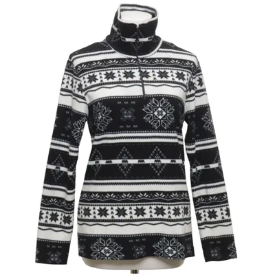 Fleecetröja (Svart, Vit) från F.LLI Campagnolo Polyester