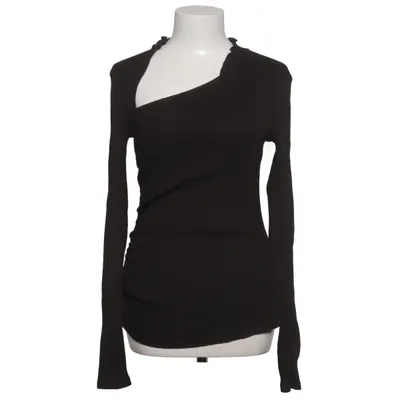 Långärmad t-shirt (Svart) från Hanna Schönberg x NA-KD Bomull, Elastan