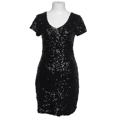 Cocktailklänning (Svart, Silverfärgad) från Maner Polyester