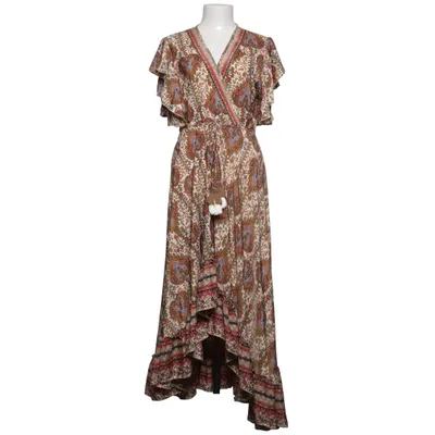 Maxi dress (Beige, Multicolored) from JOT Silk