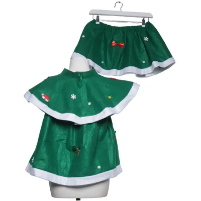 Fancy dress (Green, White, Multicolored)
