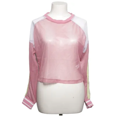 Top (Pink, White) from Gym Aesthetics Elastane, Polyamide, Polyester, Viscose