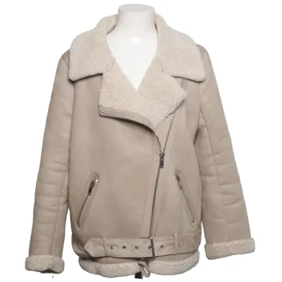 Shearlingjakke (Beige) fra Zara Woman Outerwear Polyester
