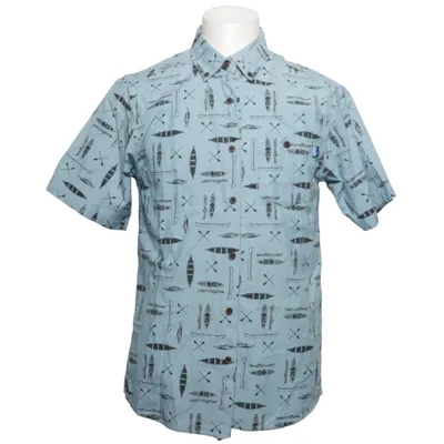 Korte mouwen shirt (Blauw, Zwart) van Kavu Katoen