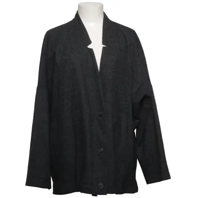 Cardigan (Grijs) van Poetry Acetaat, Katoen, Elastaan, Viscose, Wol