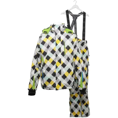 Skianzug (Weiß, Gelb, Mehrfarbig) von Ski Industries Polyamid, Polyester