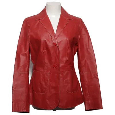 Leather blazer (Red) Leather