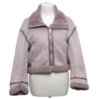 Shearling jas (Lila) van Continue Imitatieleer, Polyester, Polyurethaan