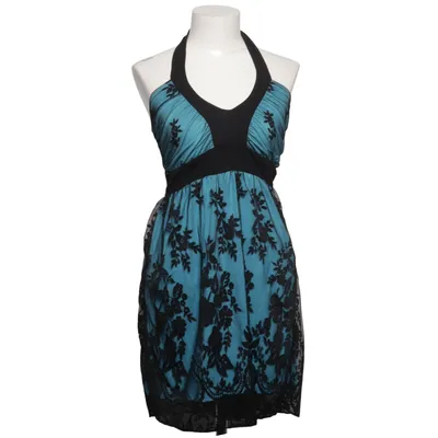 Halternek jurk (Blauw, Zwart) van Melrose Elastaan, Polyester, Viscose