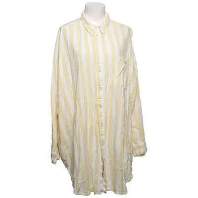 Skjorte (Gul, Hvid) fra Studio Untold Bomuld, Linned, Viscose