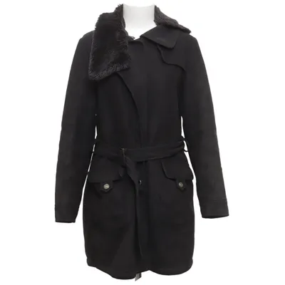 Shearling jacket (Black) from EasyComfort Polyester