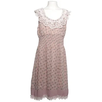 Dress (Pink, White) from Shikha London Polyester