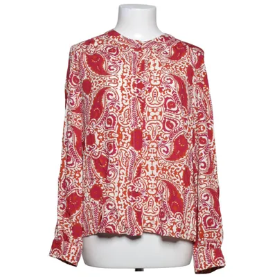 Blouse (Red, White, Multicolored) from Qianzhidu Viscose