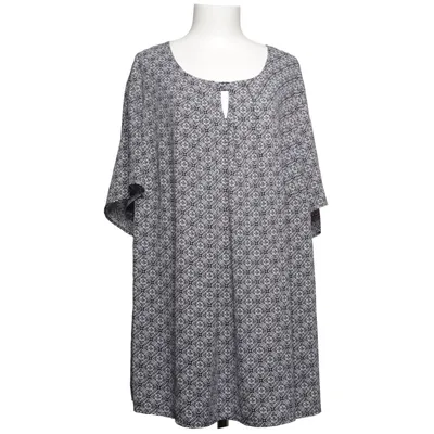 Top (Zwart, Wit) van Ulla Popken Polyester