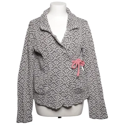 Cardigan cache-cœur (Gris, Blanc) de Playback Coton