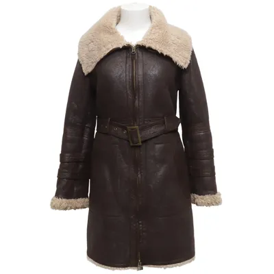 Shearling jas (Bruin) van Rock'n Blue Polyester, Polyurethaan