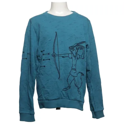 Sweatshirt (Blau) von Disney x Polarn O. Pyret Bio-Baumwolle, Polyester