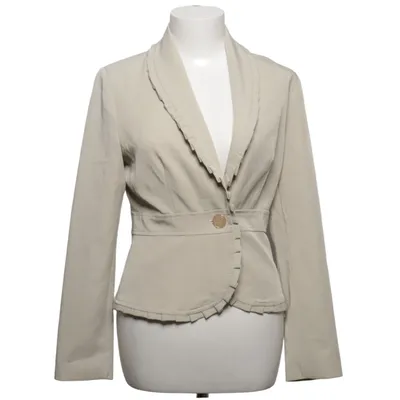 Blazer (Beige) de Blue Blue Élasthane, Polyester