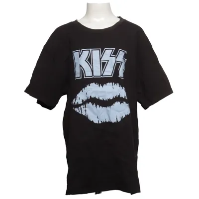 T-shirt (Noir) de Kiss Coton
