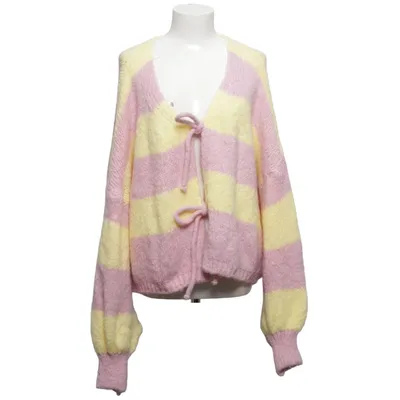 Cardigan (Pink, Yellow) from Miss Miss Acrylic, Polyamide, Viscose, Wool