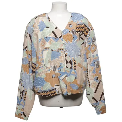 Veste (Beige, Bleu, Multicolore) de August Silk Coton, Soie