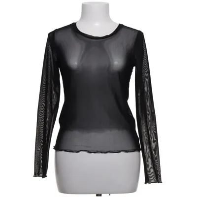 Långärmad t-shirt (Svart) från Monki Elastan, Polyester