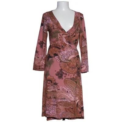 Omlottklänning (Brun, Flerfärgad) från Vera Velour Elastan, Viskos