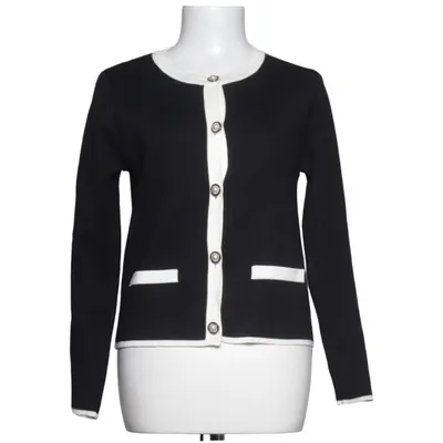 Kofta (Svart, Vit) från Zara Polyester, Viskos