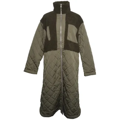 Vinterkappa (Grön) från Selected Femme Återvunnen polyester