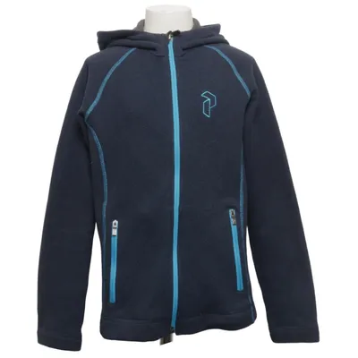 Hættetrøje (Blå) fra Peak Performance Junior Genanvendt polyester