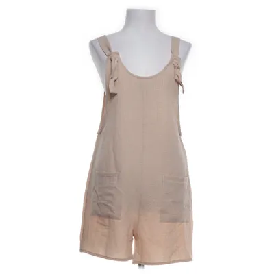 Hängselshorts (Beige) från Emery Rose