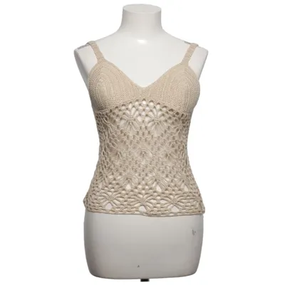 Tanktop (Beige) van Fionella Acryl, Katoen