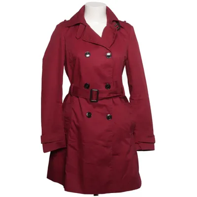 Trenchcoat (Röd) från Stradivarius Bomull, Polyester