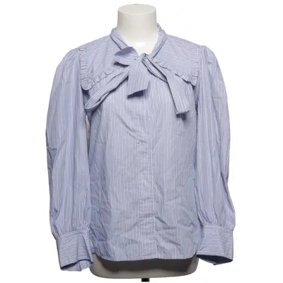 Blouse (Bleu, Blanc) de Sandro Coton