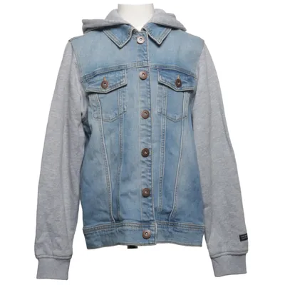 Jeansjacke (Blau, Grau) von Lab Industries by KappAhl Baumwolle, Elasthan