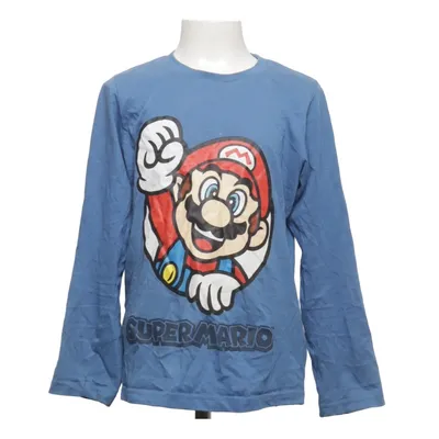 Langarmshirt (Blau, Mehrfarbig) von Super Mario Baumwolle