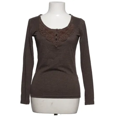 Henley Shirt (Braun) von Soyaconcept Baumwolle, Elasthan