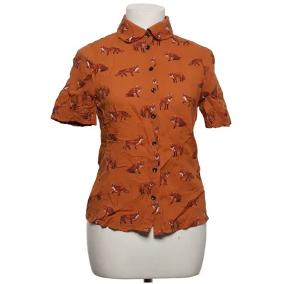 Chemise à manches courtes (Marron) de Hell Bunny Viscose