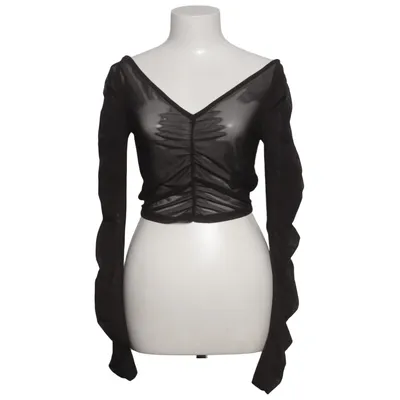 Crop top (Svart) från Hoss x NA-KD Elastan, Polyester