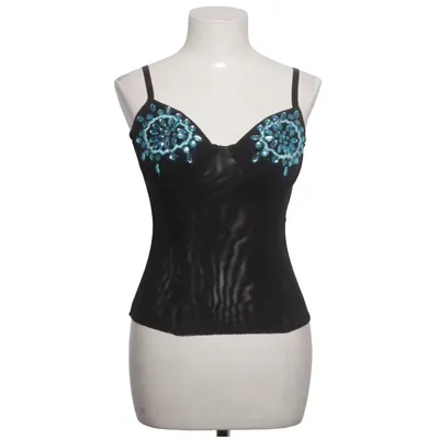 Korset (Zwart, Blauw) van Taglia 42 Polyester