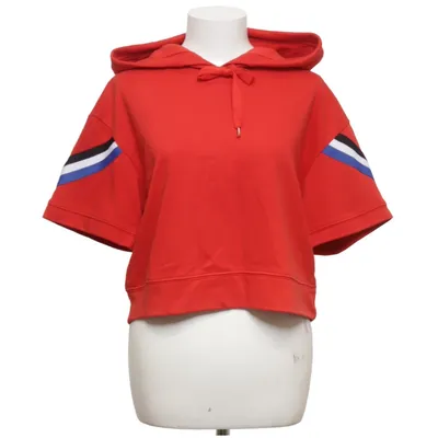 Korte mouwen capuchon sweater (Rood, Meerkleurig) van Bershka_BSKGIRL Katoen, Polyester