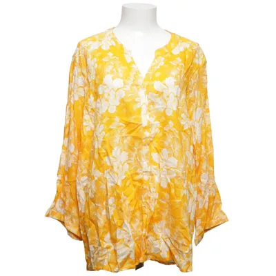 Blouse (Yellow, White) from JYOTHI Viscose